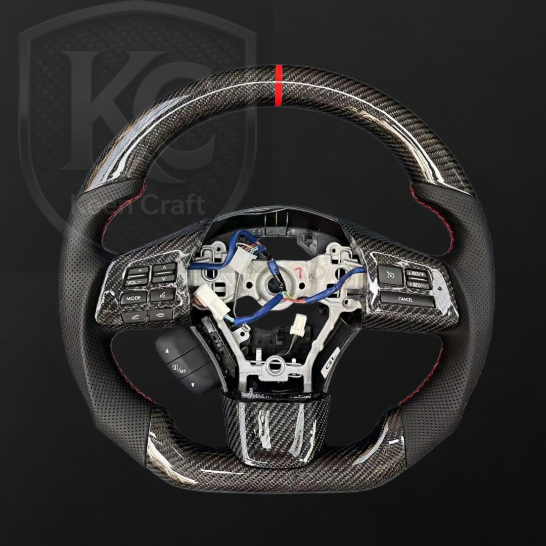 Subaru 2015-2021 WRX STI Carbon Fiber Steering Wheel | Keen Craft