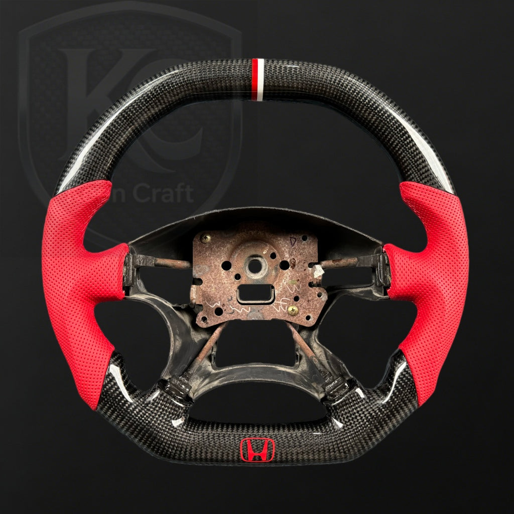 Honda 1997-2001 Civic Carbon Fiber Steering Wheel | Keen Craft