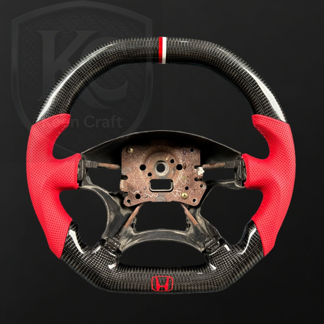 Honda 1997-2001 Civic Carbon Fiber Steering Wheel | Keen Craft