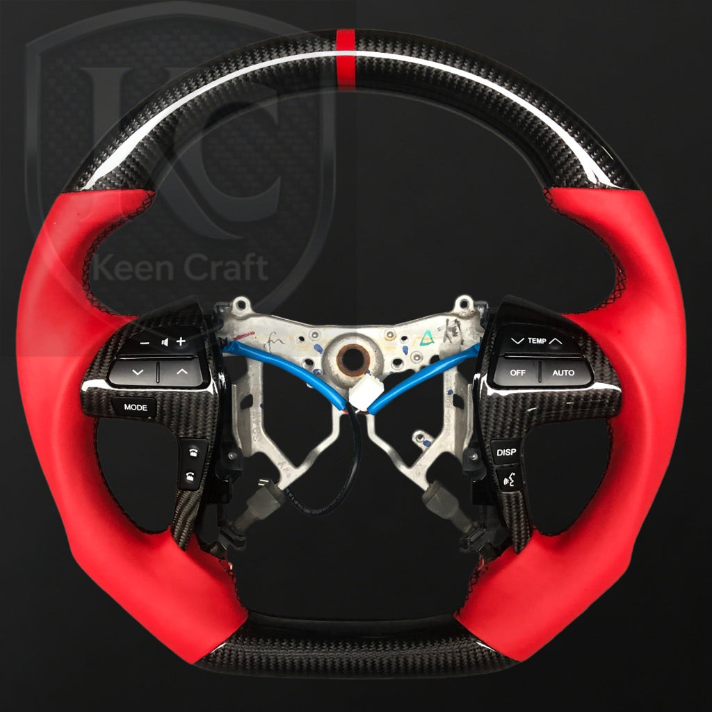 Toyota 2006-2012 Camry/2012-2014 Vigo Carbon Fiber Steering Wheel | Keen Craft