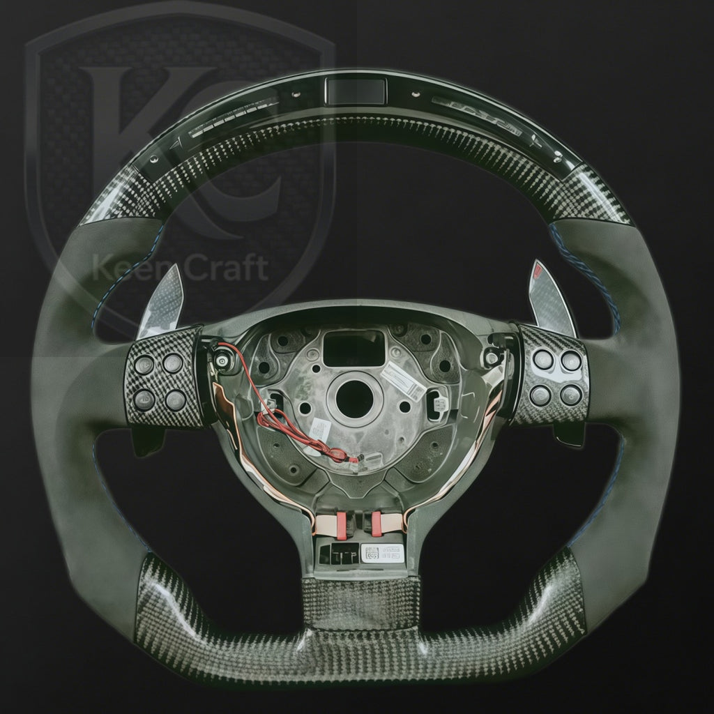 VW 2005-2009  MK5 Jetta Carbon fiber steering wheel| Keen Craft