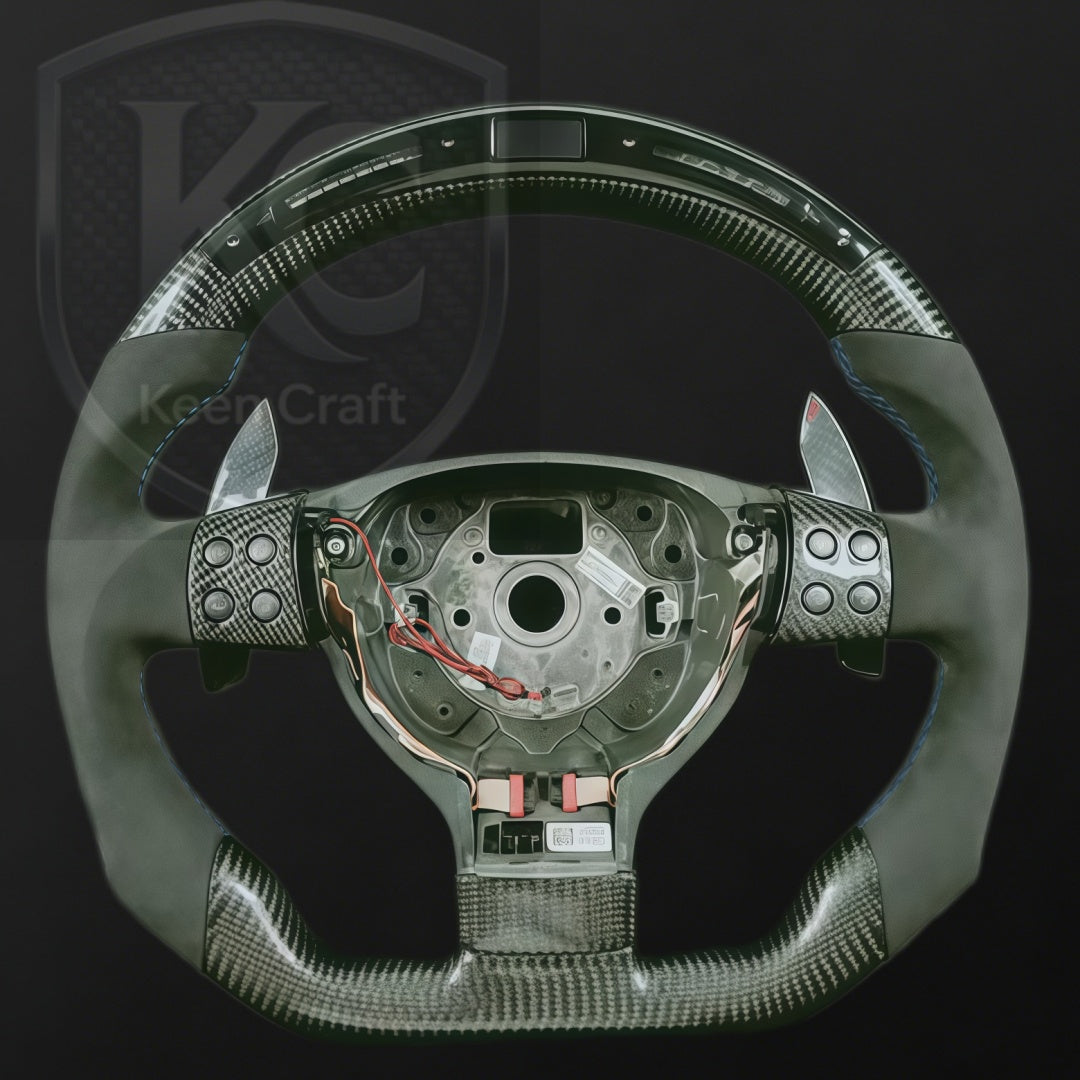 VW 2005-2009  MK5 Jetta Carbon fiber steering wheel| Keen Craft