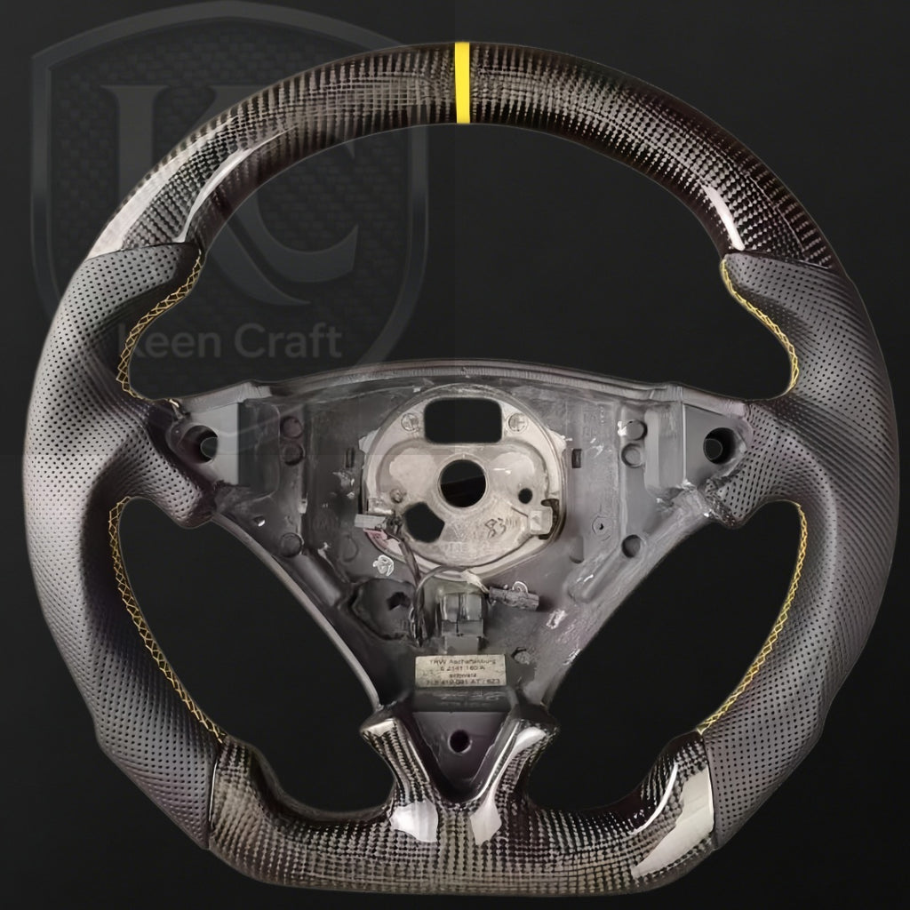 Porsche 2003 - 2010 Cayenne 955 957 958 Carbon Fiber Steering Wheel| Keen Craft