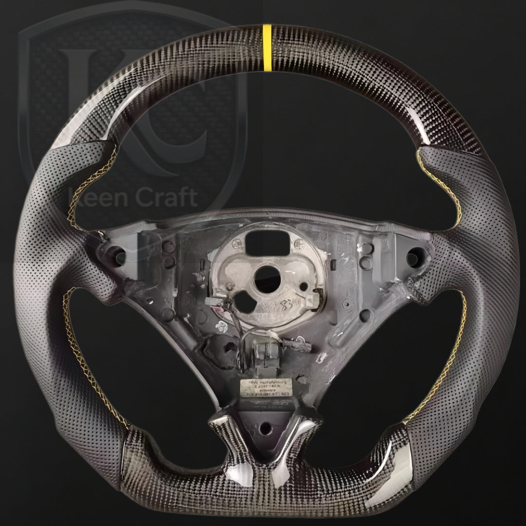 Porsche 2003 - 2010 Cayenne 955 957 958 Carbon Fiber Steering Wheel| Keen Craft