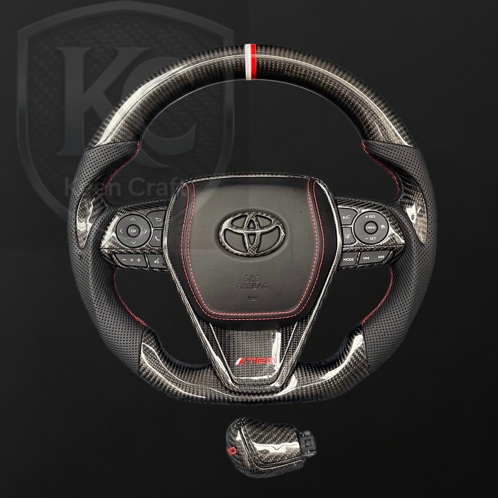 Toyota 2018-2024 Camry Venza Carbon Fiber Steering Wheel | Keen Craft