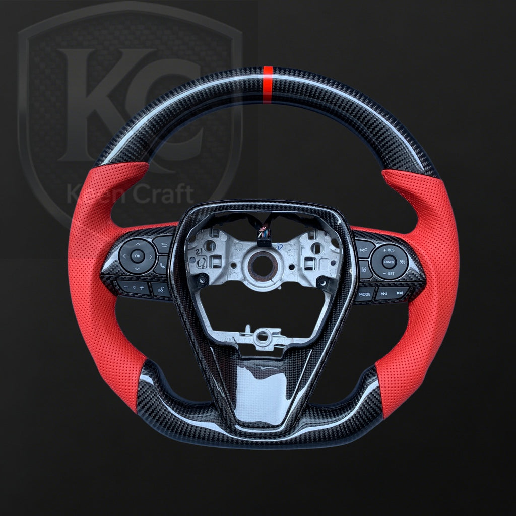 Toyota 2018-2024 Camry Venza Carbon Fiber Steering Wheel | Keen Craft