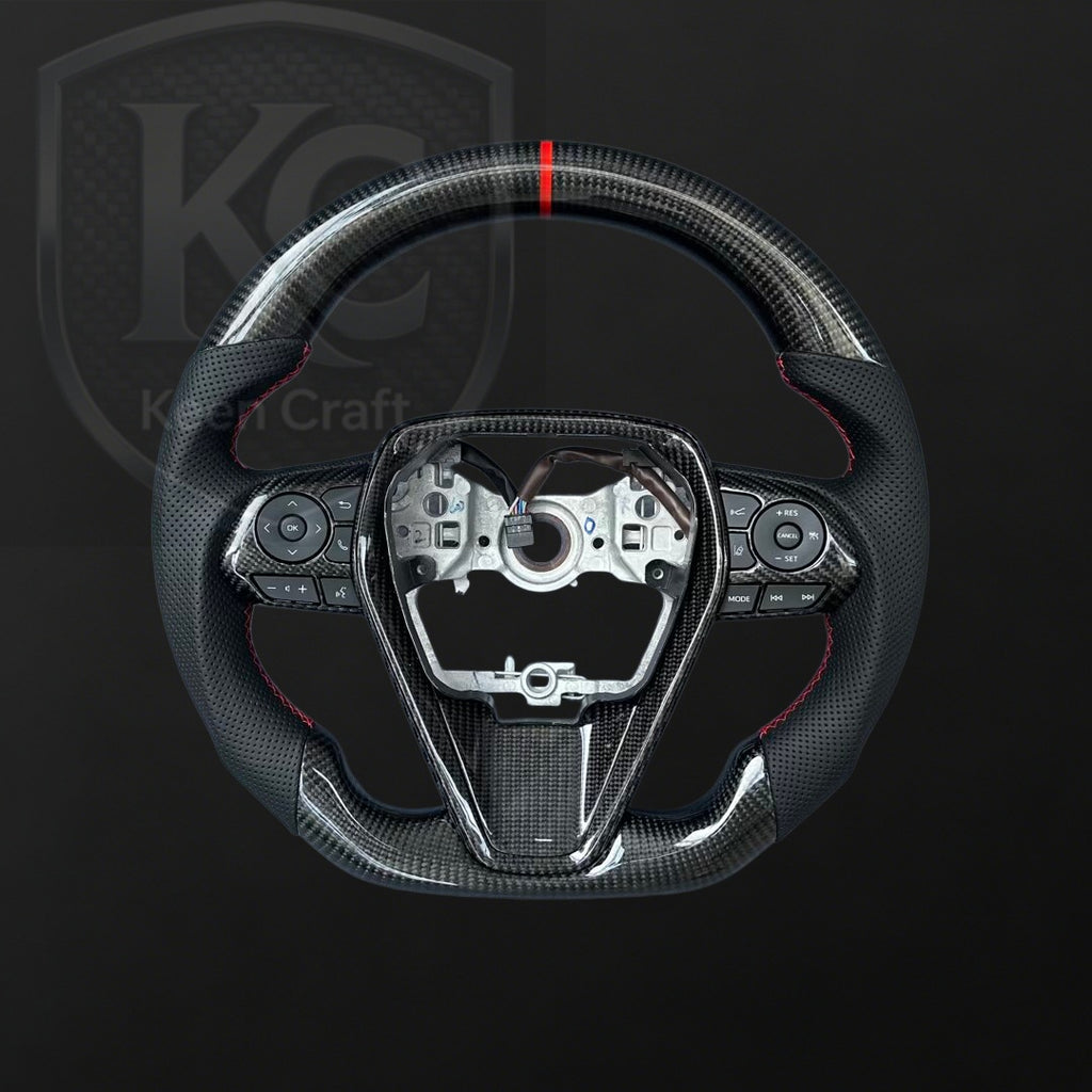 Toyota 2018-2024 Camry Venza Carbon Fiber Steering Wheel | Keen Craft