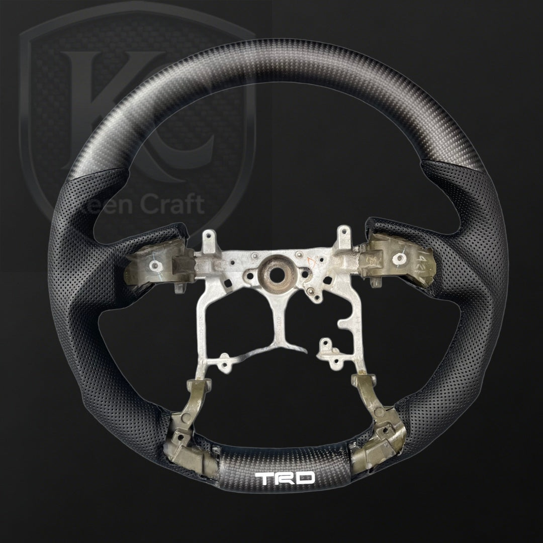 Toyota 2010-2017 Prado Carbon Fiber Steering Wheel | Keen Craft