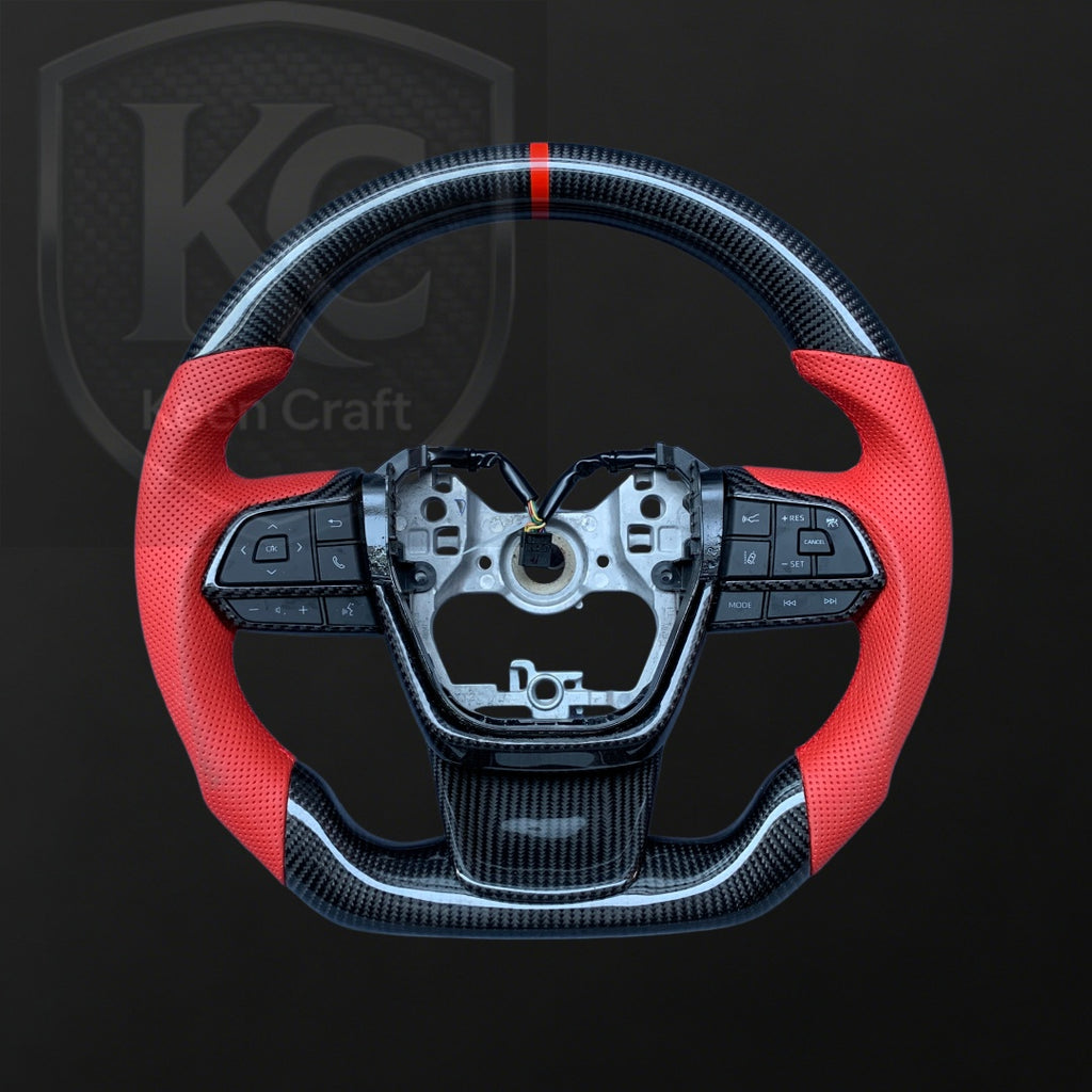 Toyota 2020-2026 Highlander Carbon Fiber Steering Wheel | Keen Craft