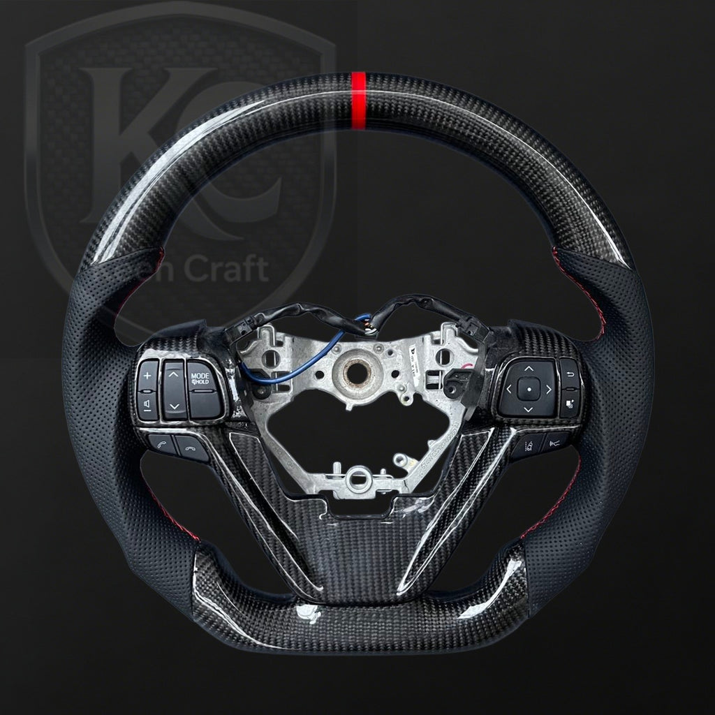 Toyota 2014-2019 Highlander Carbon Fiber Steering Wheel | Keen Craft