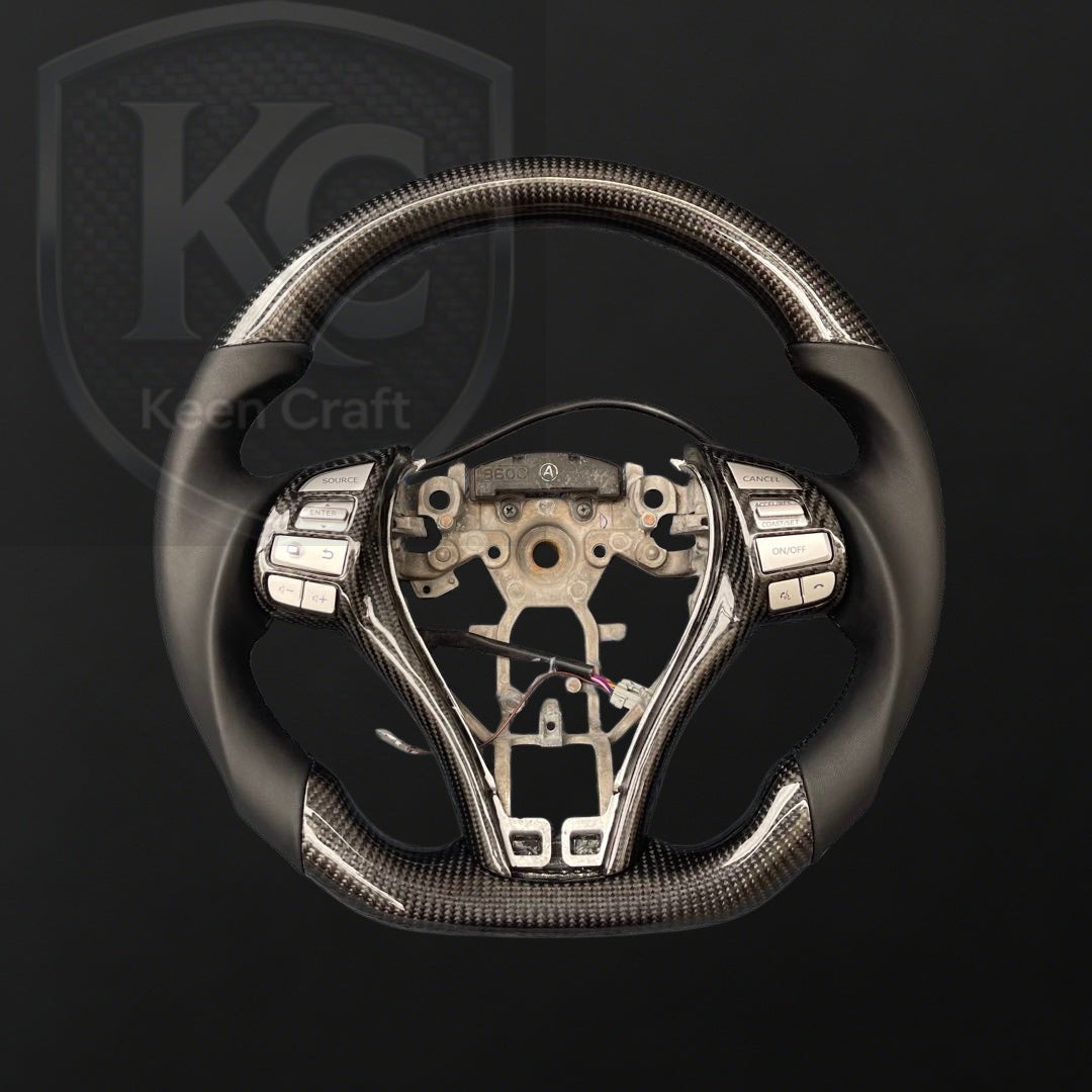 Nissan 2014-2018 Rogue Carbon Fiber Steering Wheel | Keen Craft