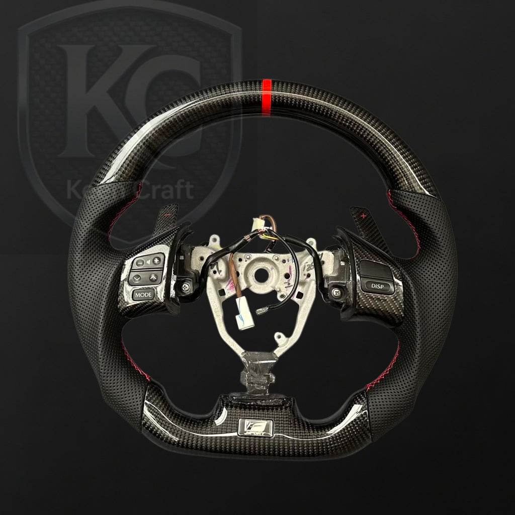 Lexus 2006-2013 IS250 IS350 ISF Carbon Fiber Steering Wheel | Keen Craft