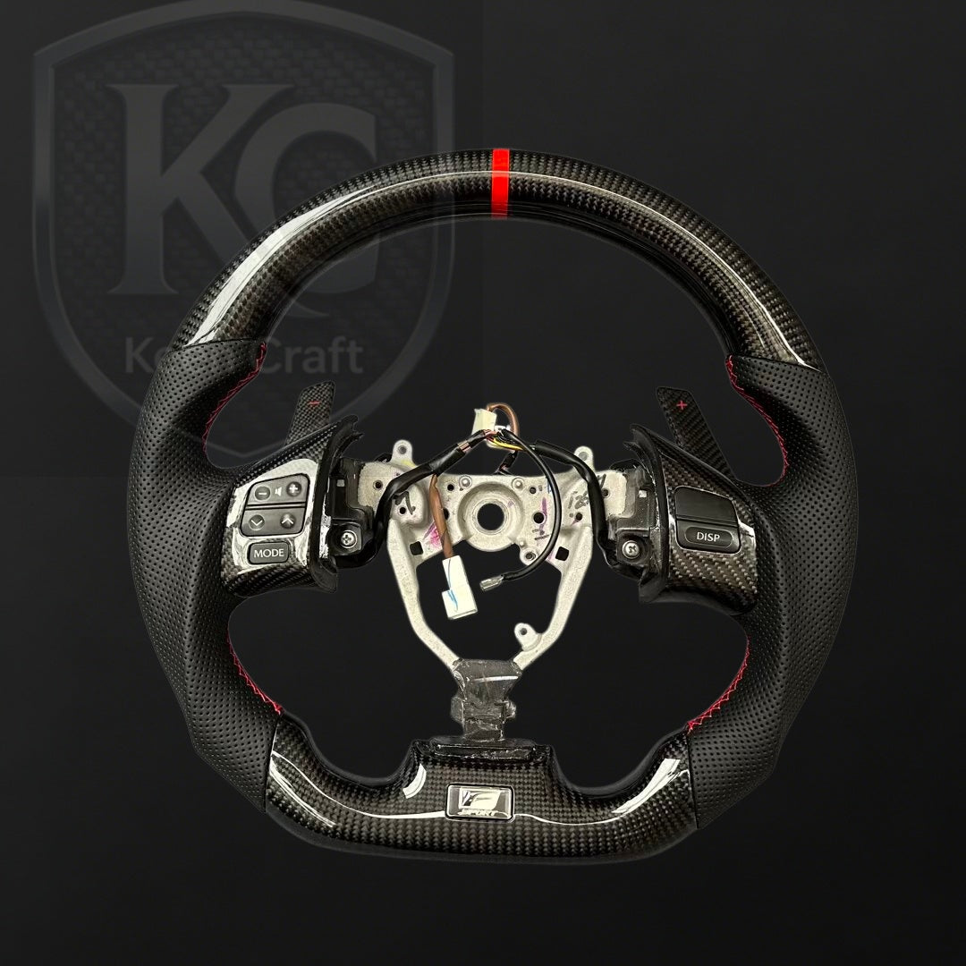 Lexus 2006-2013 IS250 IS350 ISF Carbon Fiber Steering Wheel | Keen Craft