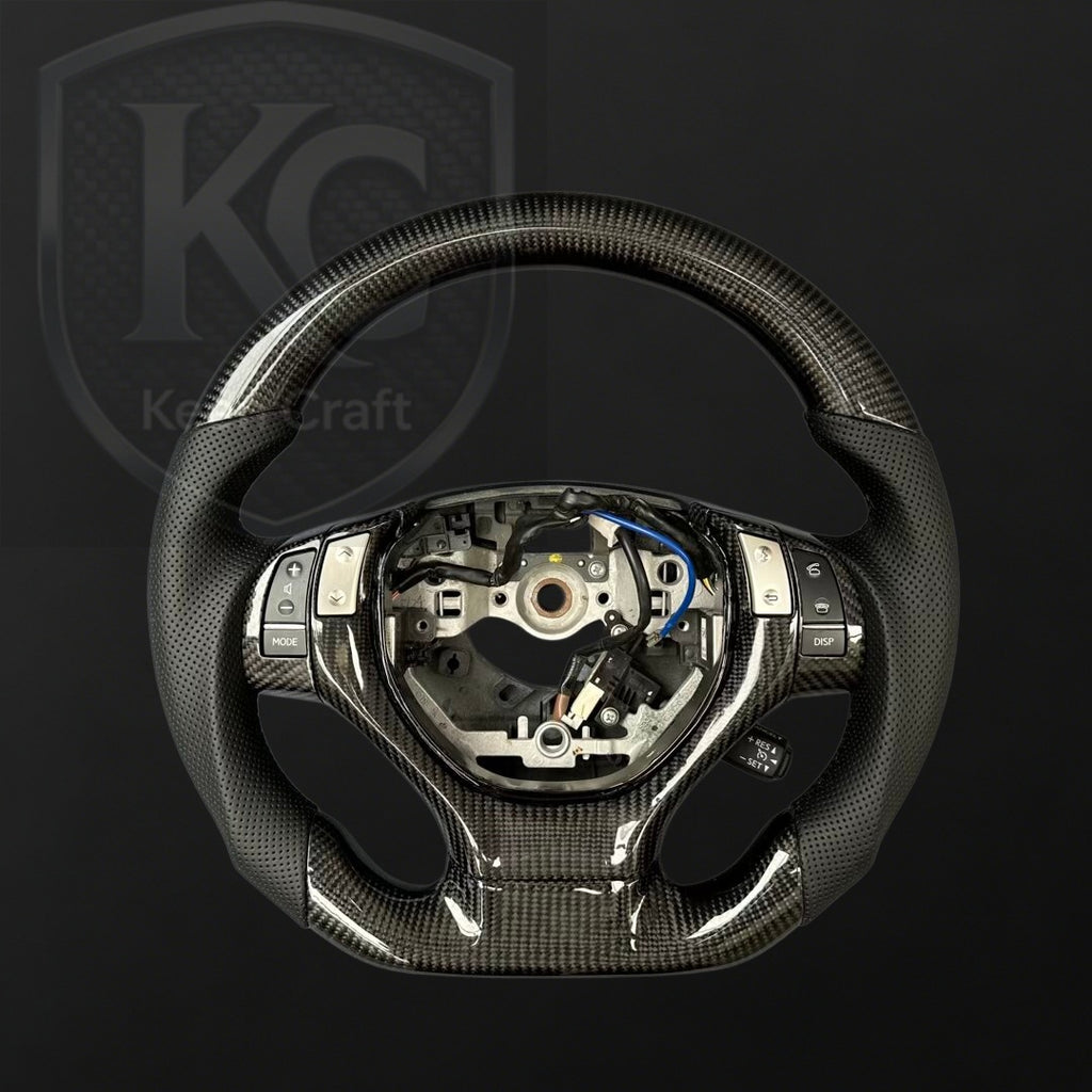 Lexus 2013-2015 GS350 GS450 / ES300 ES350 / RX350 RX450 Carbon Fiber Steering Wheel | Keen Craft