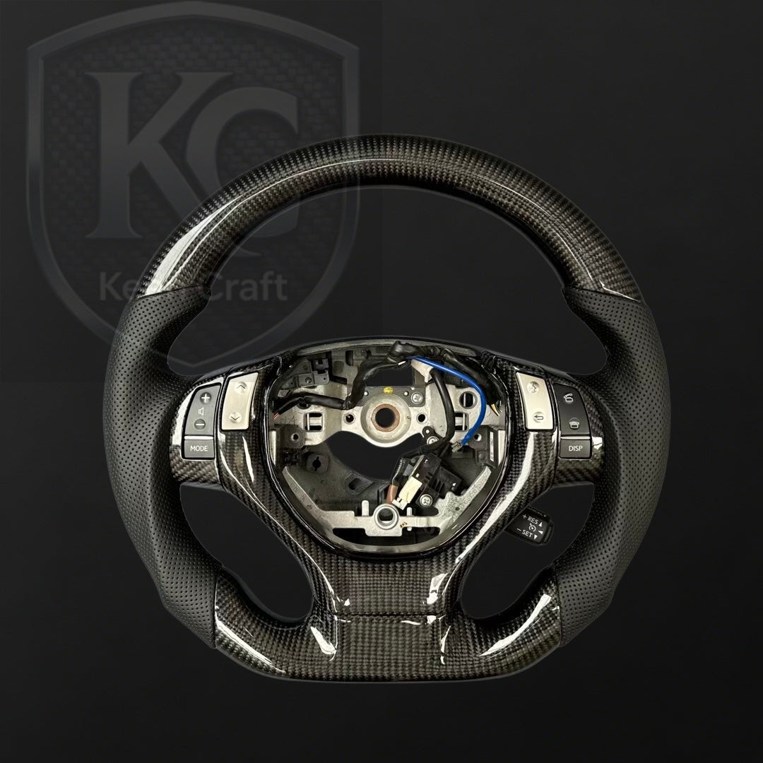Lexus 2013-2015 GS350 GS450 / ES300 ES350 / RX350 RX450 Carbon Fiber Steering Wheel | Keen Craft