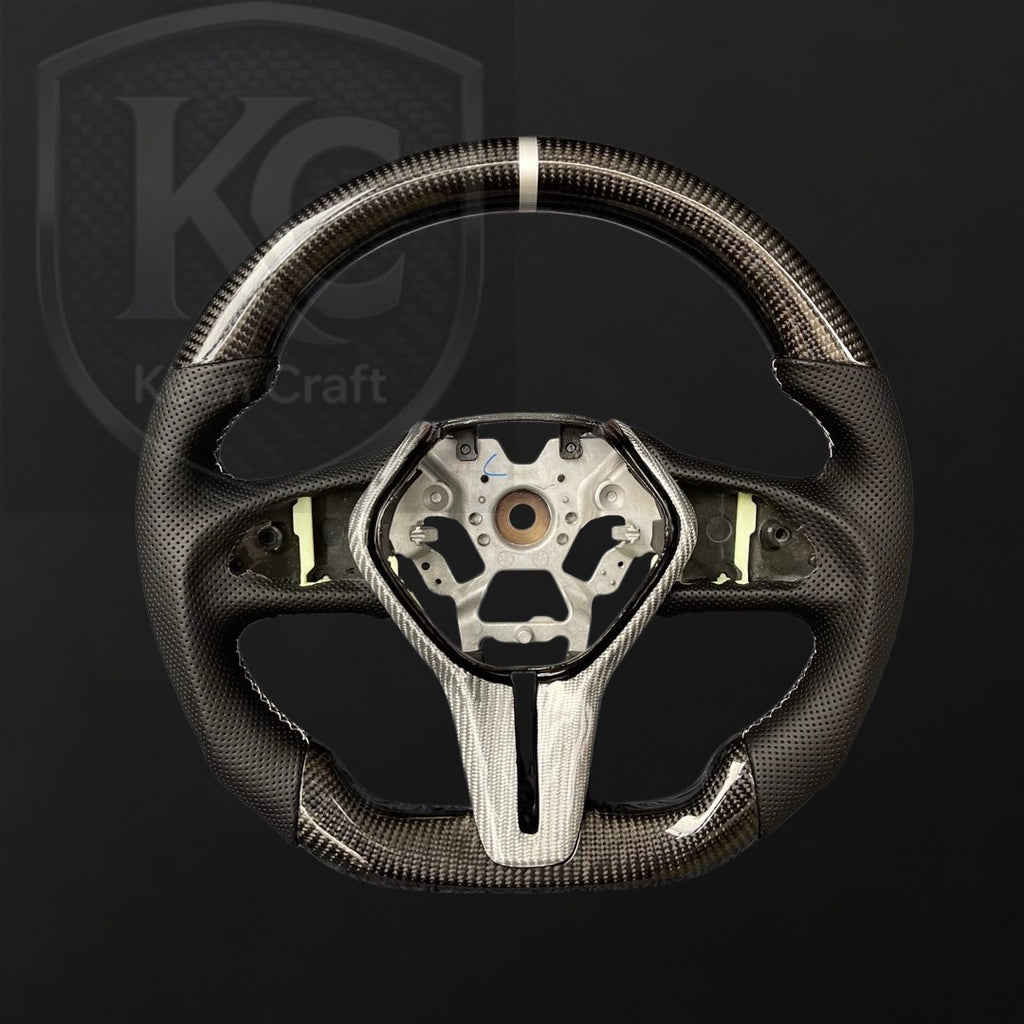 Infiniti 2017-2024 Q60 / 2022-2026 QX55 / 2018-2025 Q50 Q50L Carbon Fiber Steering Wheel|Keen Craft