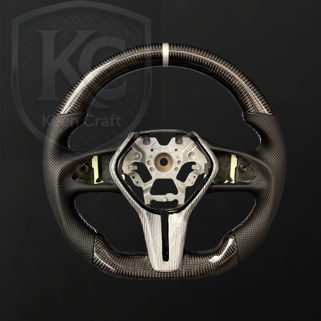 Infiniti 2017-2024 Q60 / 2022-2026 QX55 / 2018-2025 Q50 Q50L Carbon Fiber Steering Wheel|Keen Craft