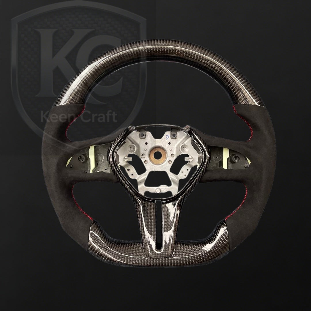 Infiniti 2017-2024 Q60 / 2022-2026 QX55 / 2018-2025 Q50 Q50L Carbon Fiber Steering Wheel|Keen Craft