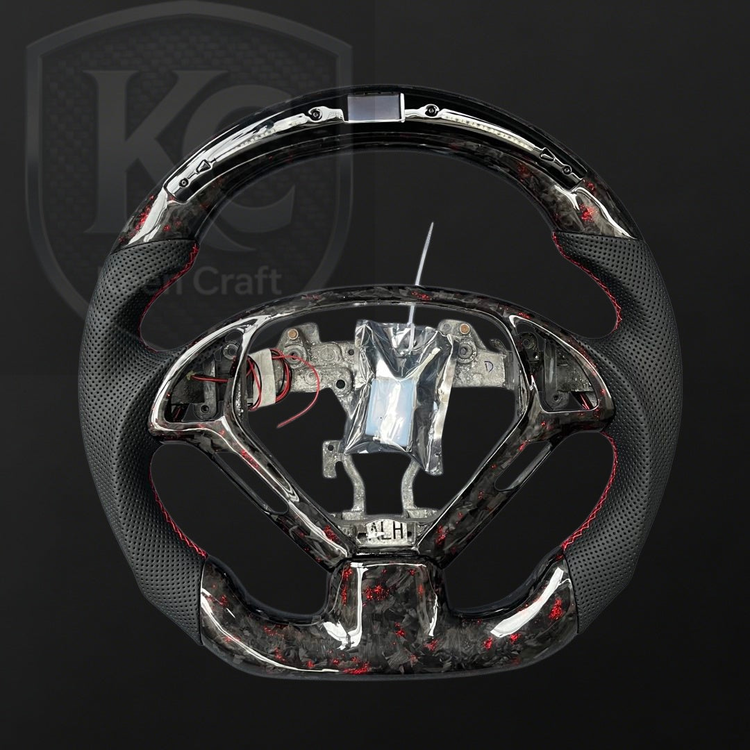 Infiniti 2007-2015 G37/ 2013-2017 QX50/ 2008-2010 EX35/2007-2013 G35 Carbon Fiber Steering Wheel | Keen Craft