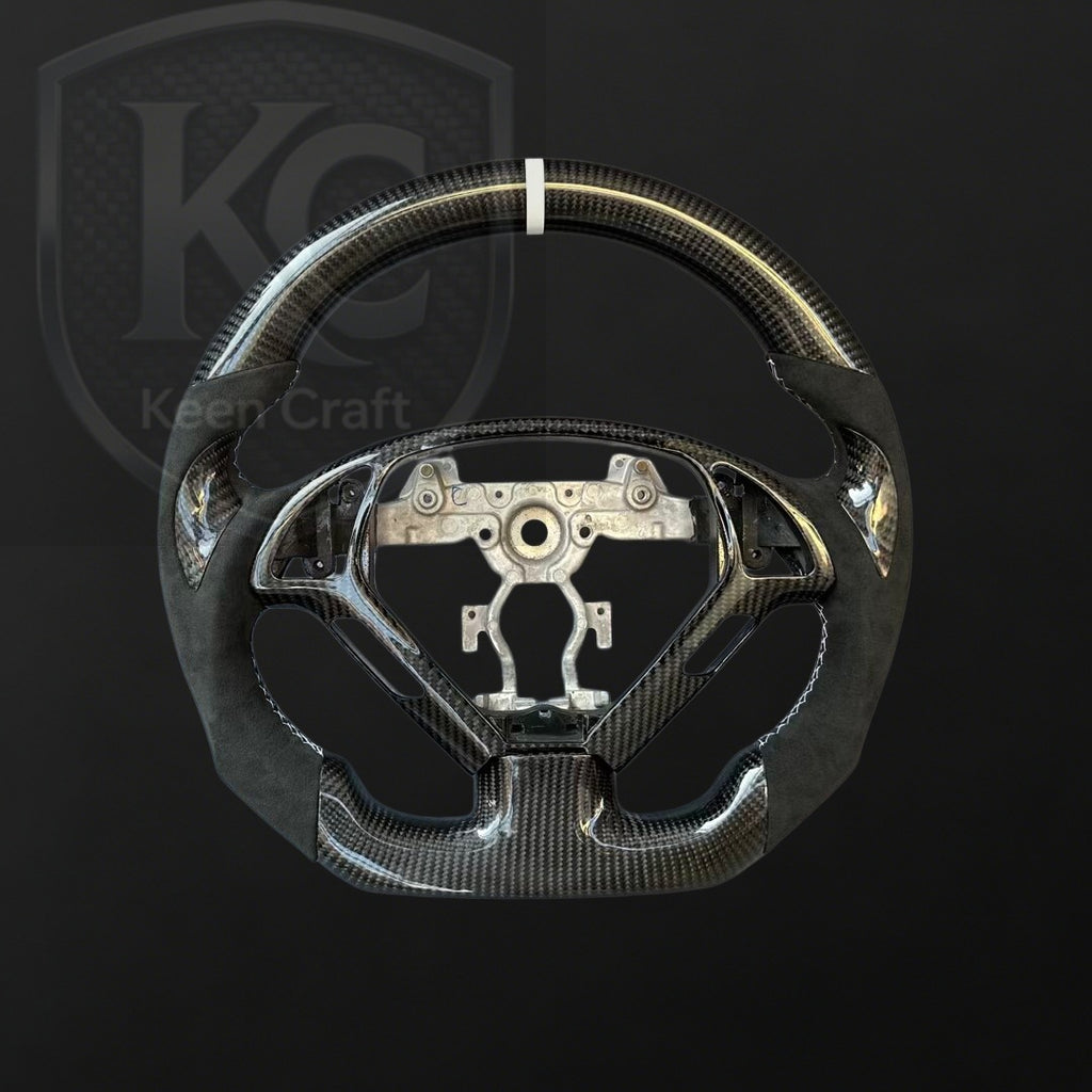 Infiniti 2007-2015 G37/ 2013-2017 QX50/ 2008-2010 EX35/2007-2013 G35 Carbon Fiber Steering Wheel | Keen Craft