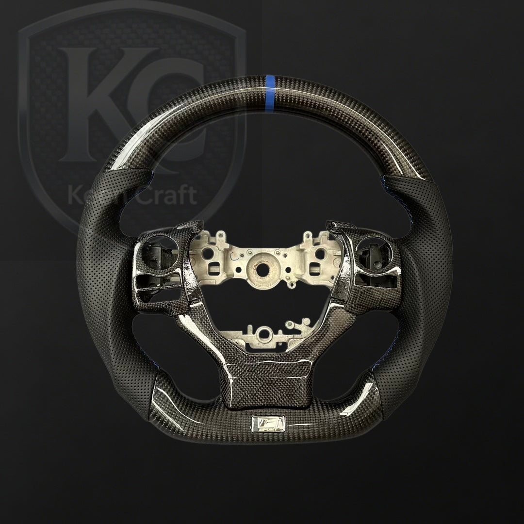 Lexus 2014-2026 IS CT200h NX RC RCF Carbon Fiber Steering Wheel | Keen Craft