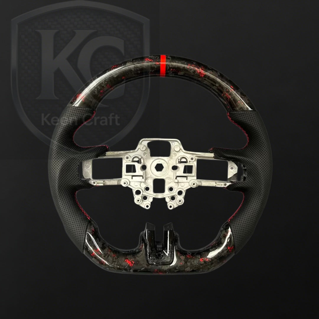 Ford 2018-2023 Mustang Carbon Fiber Steering Wheel | Keen Craft