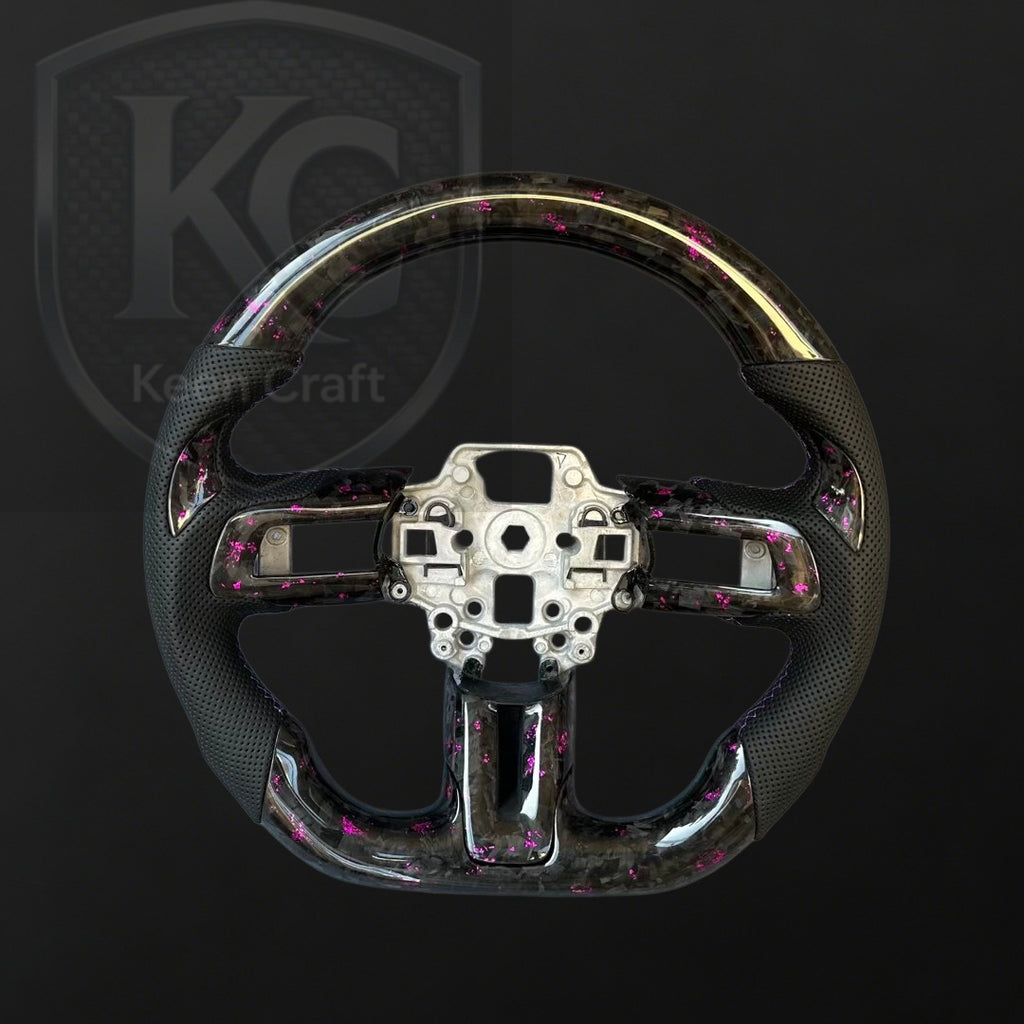 Ford 2018-2023 Mustang Carbon Fiber Steering Wheel | Keen Craft