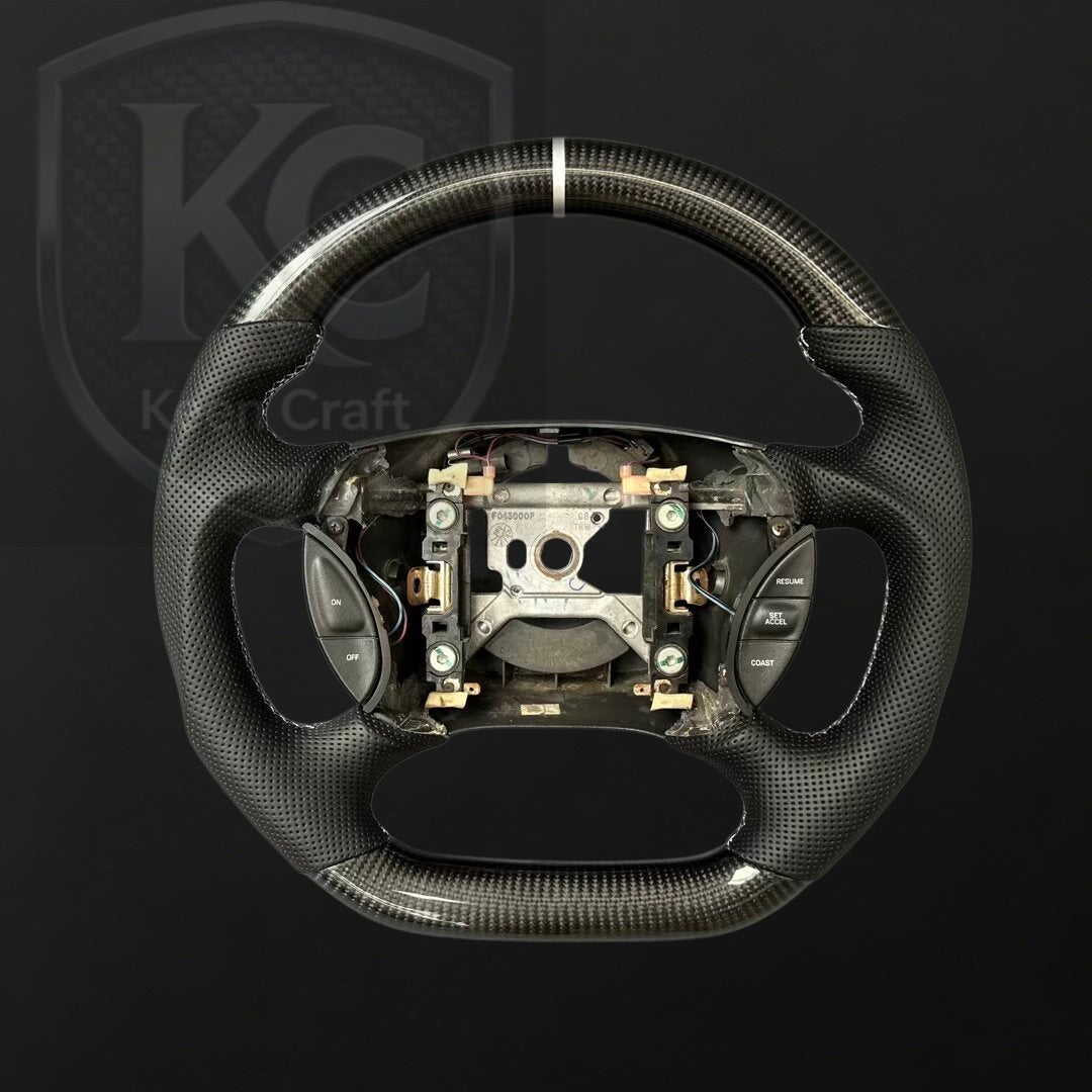 Ford 1994-2004 Mustang Carbon Fiber Steering Wheel | Keen Craft