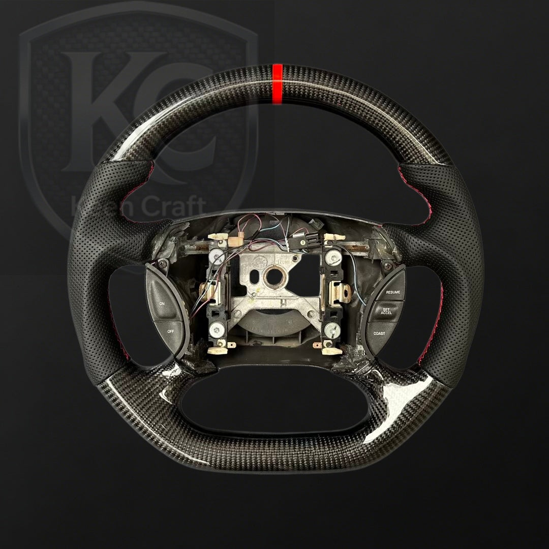 Ford 1994-2004 Mustang Carbon Fiber Steering Wheel | Keen Craft