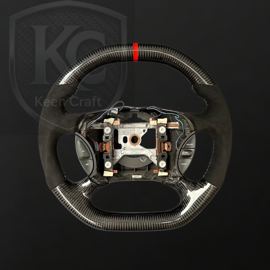 Ford 1994-2004 Mustang Carbon Fiber Steering Wheel | Keen Craft