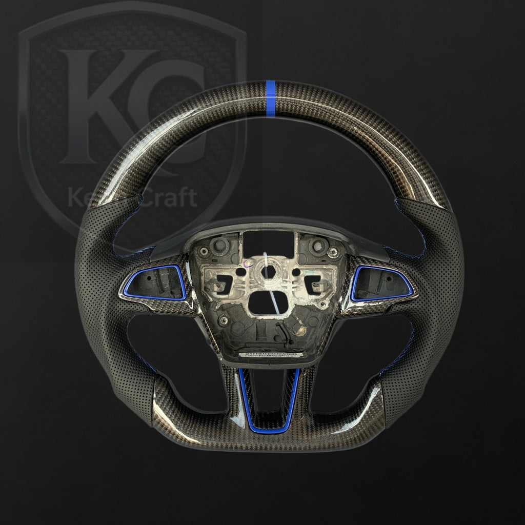 Ford 2015-2018 Focus Mk3 RS/ST Carbon Fiber Steering Wheel | Keen Craft