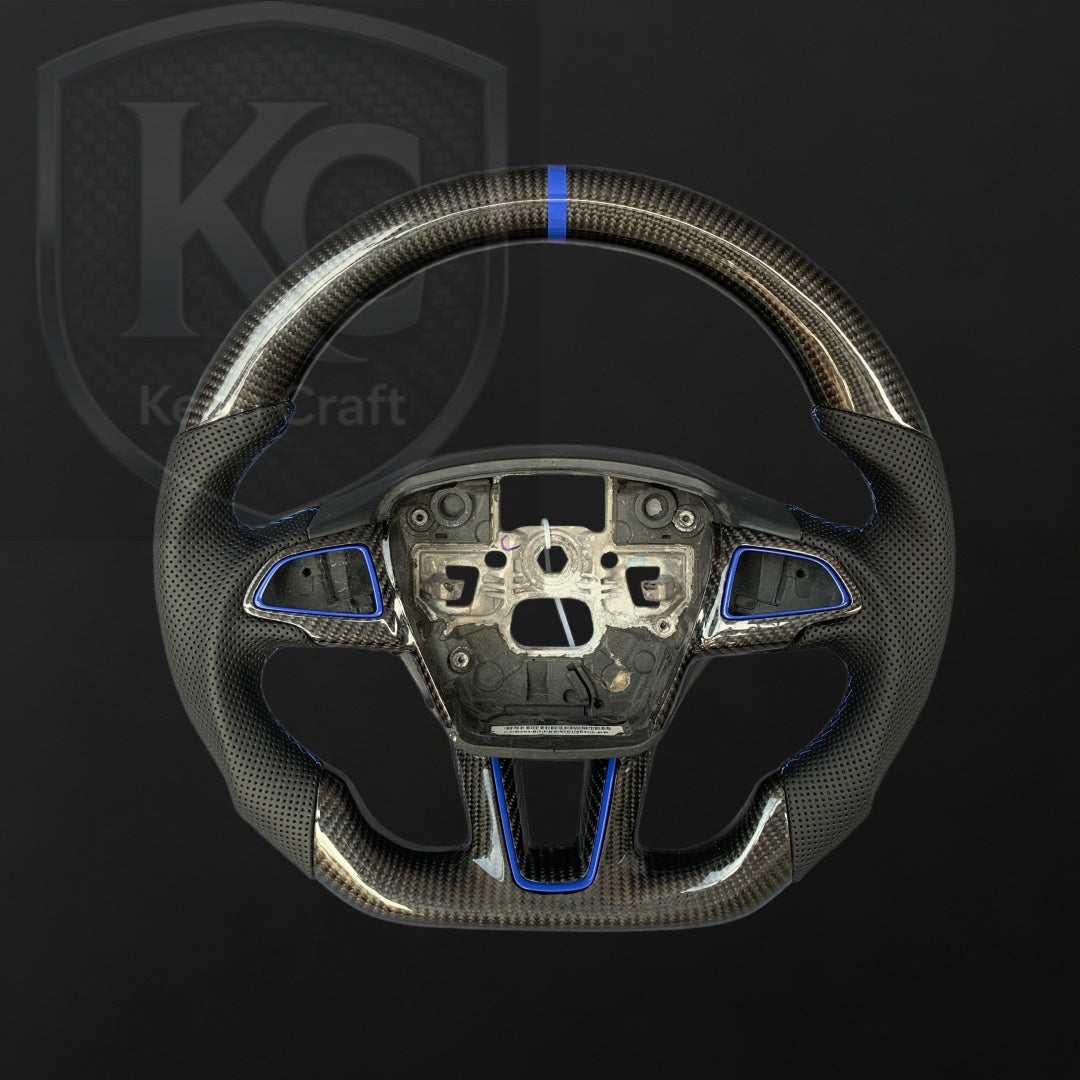 Ford 2015-2018 Focus Mk3 RS/ST Carbon Fiber Steering Wheel | Keen Craft