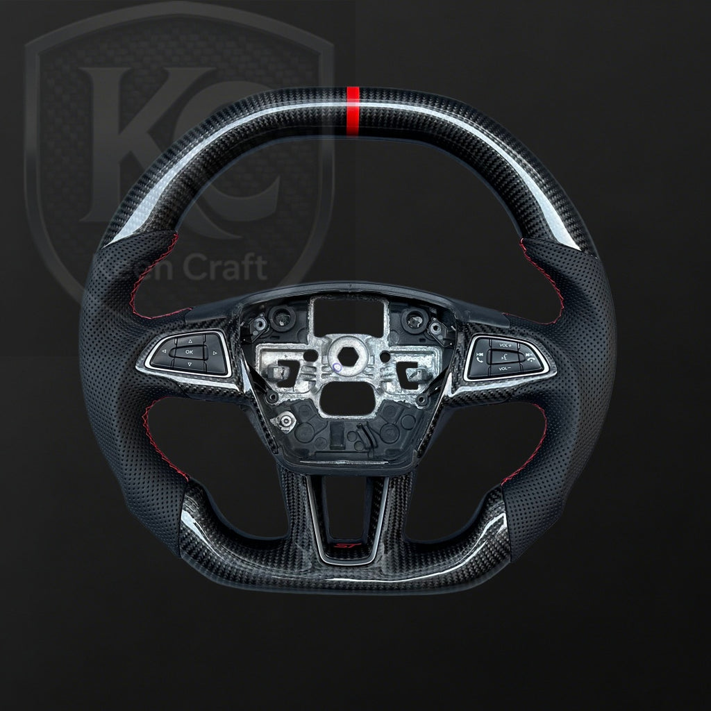 Ford 2015-2018 Focus Mk3 RS/ST Carbon Fiber Steering Wheel | Keen Craft