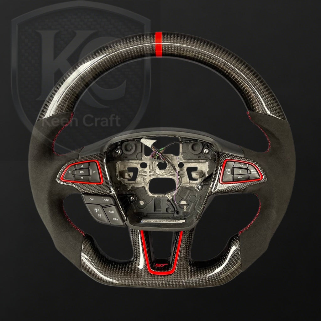 Ford 2015-2018 Focus Mk3 RS/ST Carbon Fiber Steering Wheel | Keen Craft