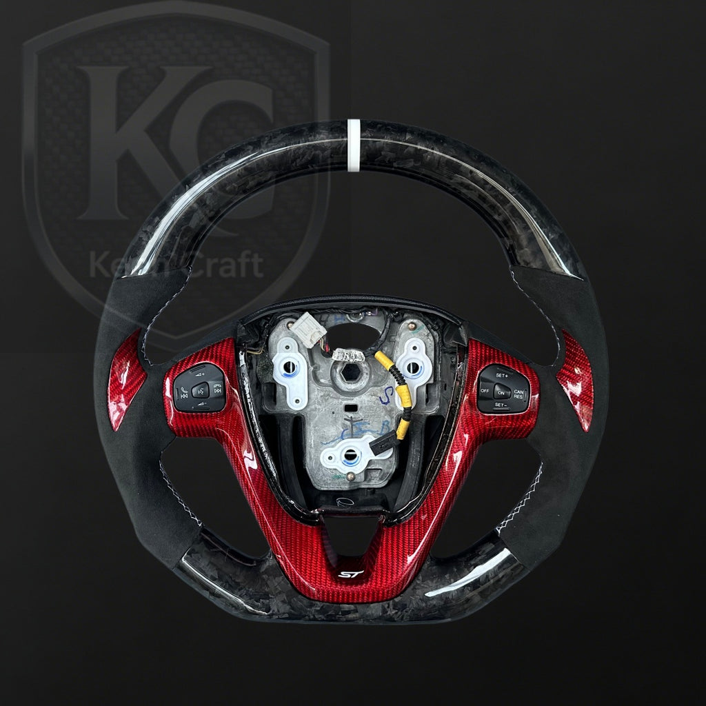 Ford 2014-2019 Fiesta (USA Version) Carbon Fiber Steering Wheel | Keen Craft