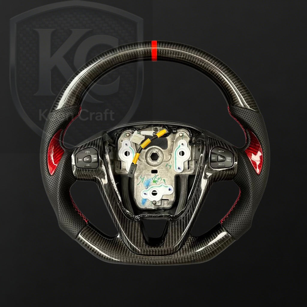 Ford 2014-2019 Fiesta (USA Version) Carbon Fiber Steering Wheel | Keen Craft