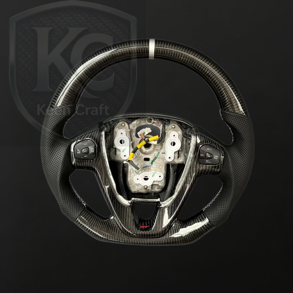 Ford 2014-2019 Fiesta (USA Version) Carbon Fiber Steering Wheel | Keen Craft