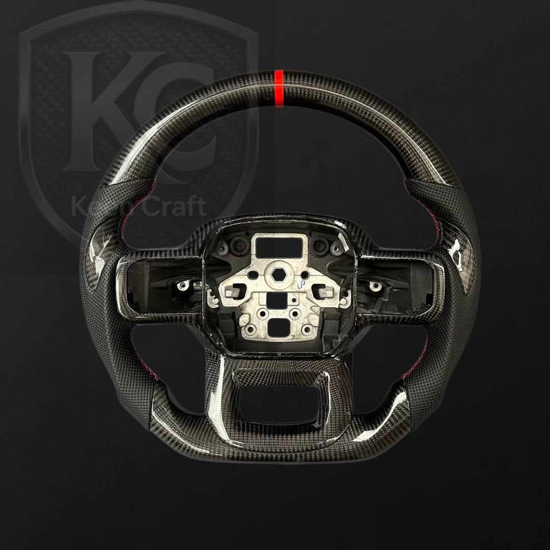 Ford 2021-2026 F150 / Raptor Carbon Fiber Steering Wheel | Keen Craft