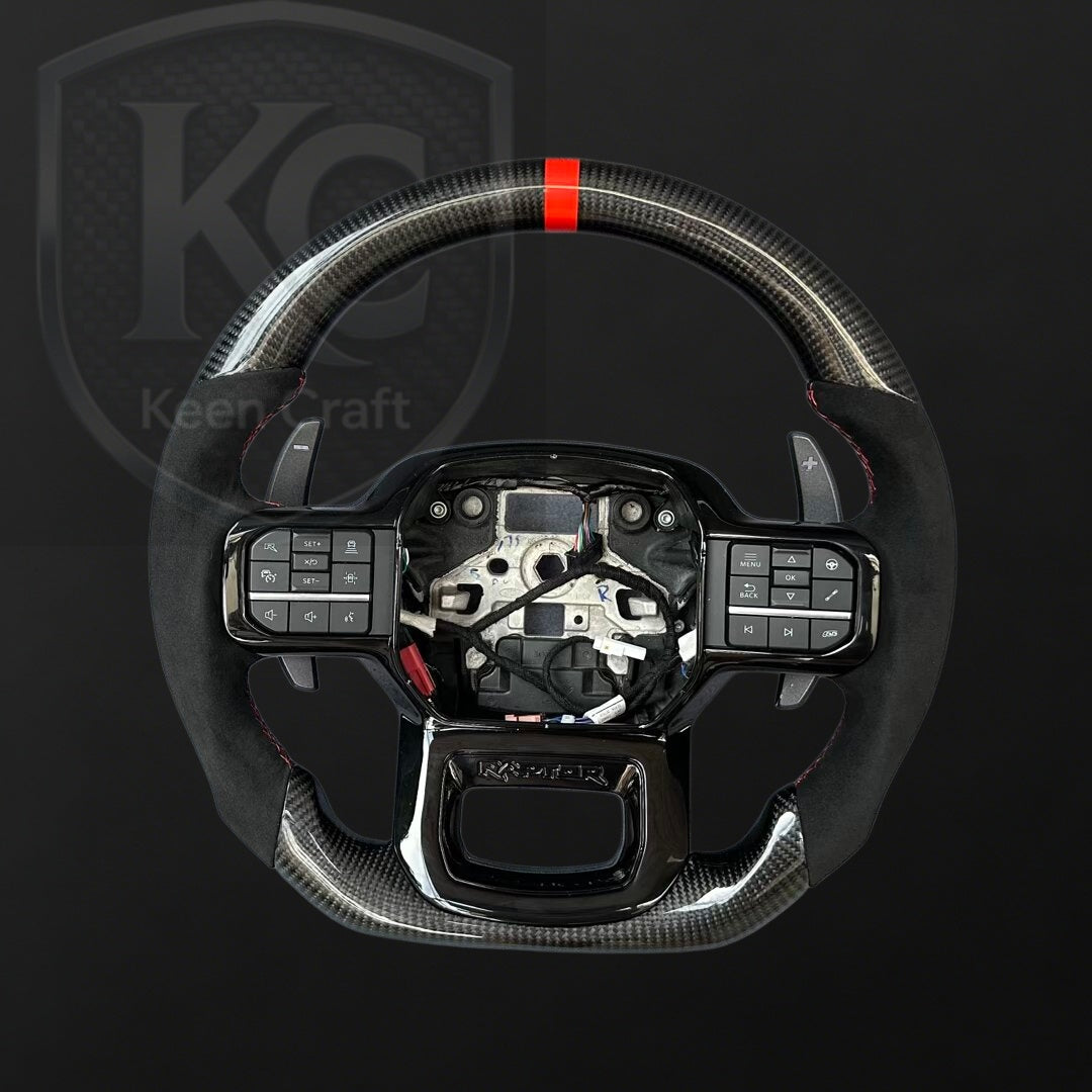 Ford 2021-2026 F150 / Raptor Carbon Fiber Steering Wheel | Keen Craft