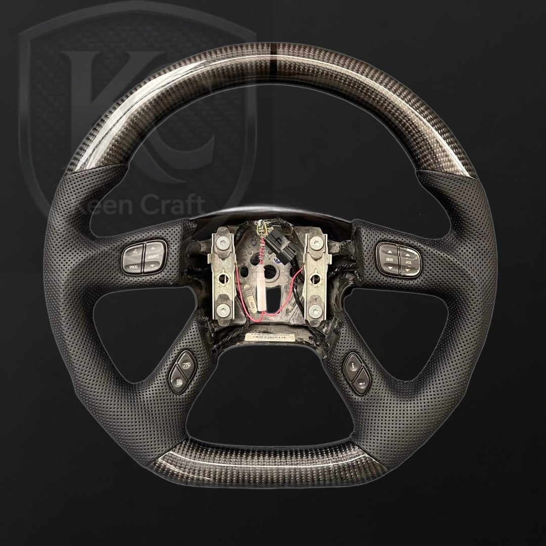 Cadillac 2003-2006 Escalade Carbon Fiber Steering Wheel | Keen Craft