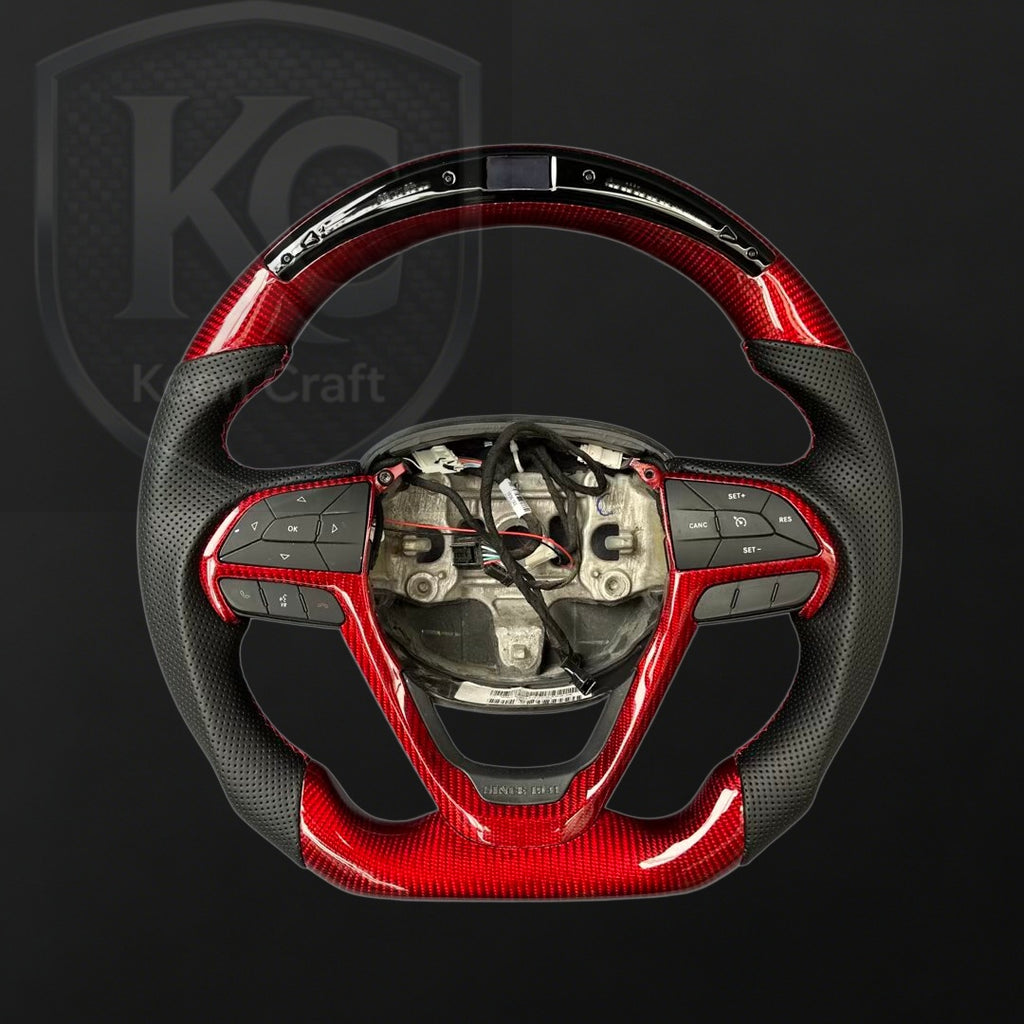 Jeep 2016-2021 Cherokee / Grand Cherokee Carbon Fiber Steering Wheel | Keen Craft