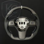 Tesla Model 3 Y Carbon Fiber Steering Wheel | Keen Craft