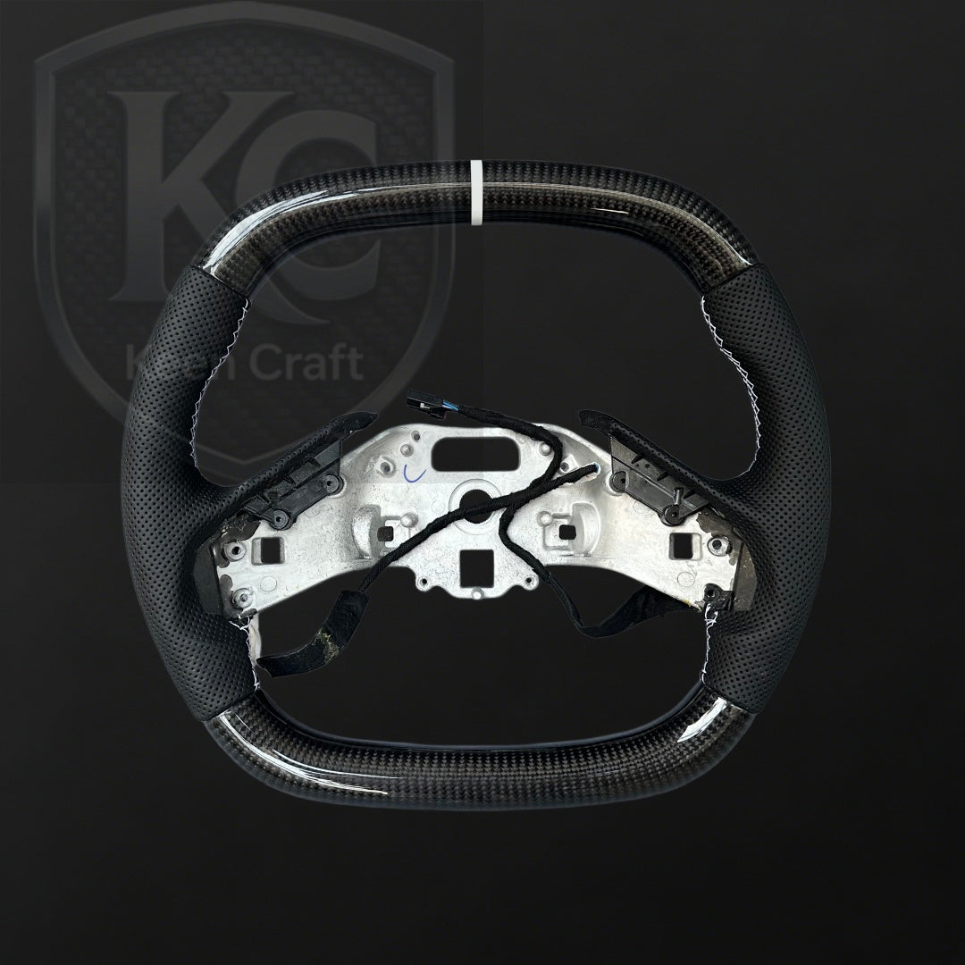 Corvette C8 2020-2026 Carbon Fiber Steering Wheel | Keen Craft