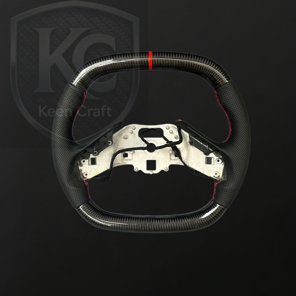 Corvette C8 2020-2026 Carbon Fiber Steering Wheel | Keen Craft