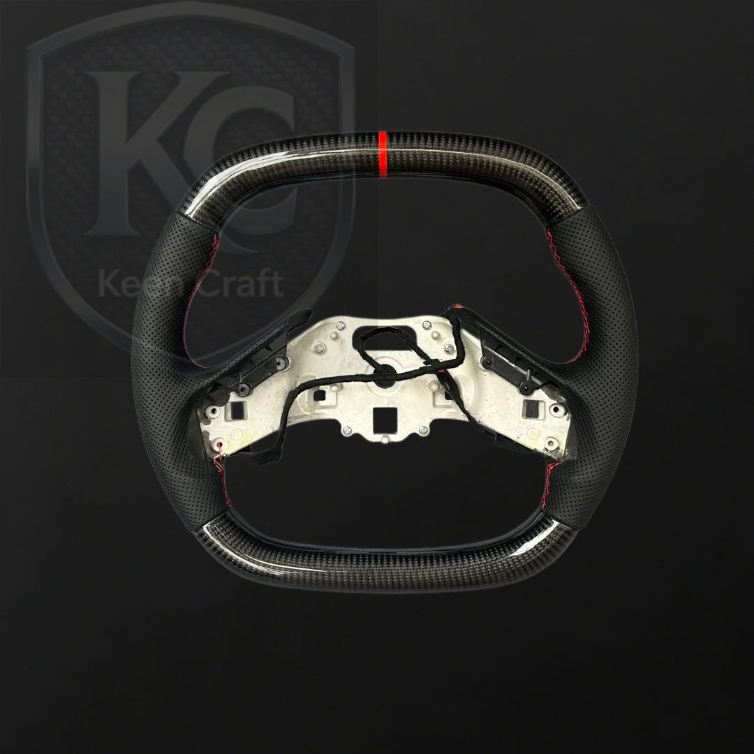 Corvette C8 2020-2026 Carbon Fiber Steering Wheel | Keen Craft