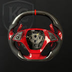 Corvette C7 2014-2019 Carbon Fiber Steering Wheel | Keen Craft