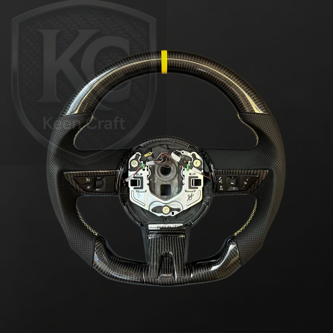 Chevrolet 2010-2011 Camaro Carbon Fiber Steering Wheel | Keen Craft