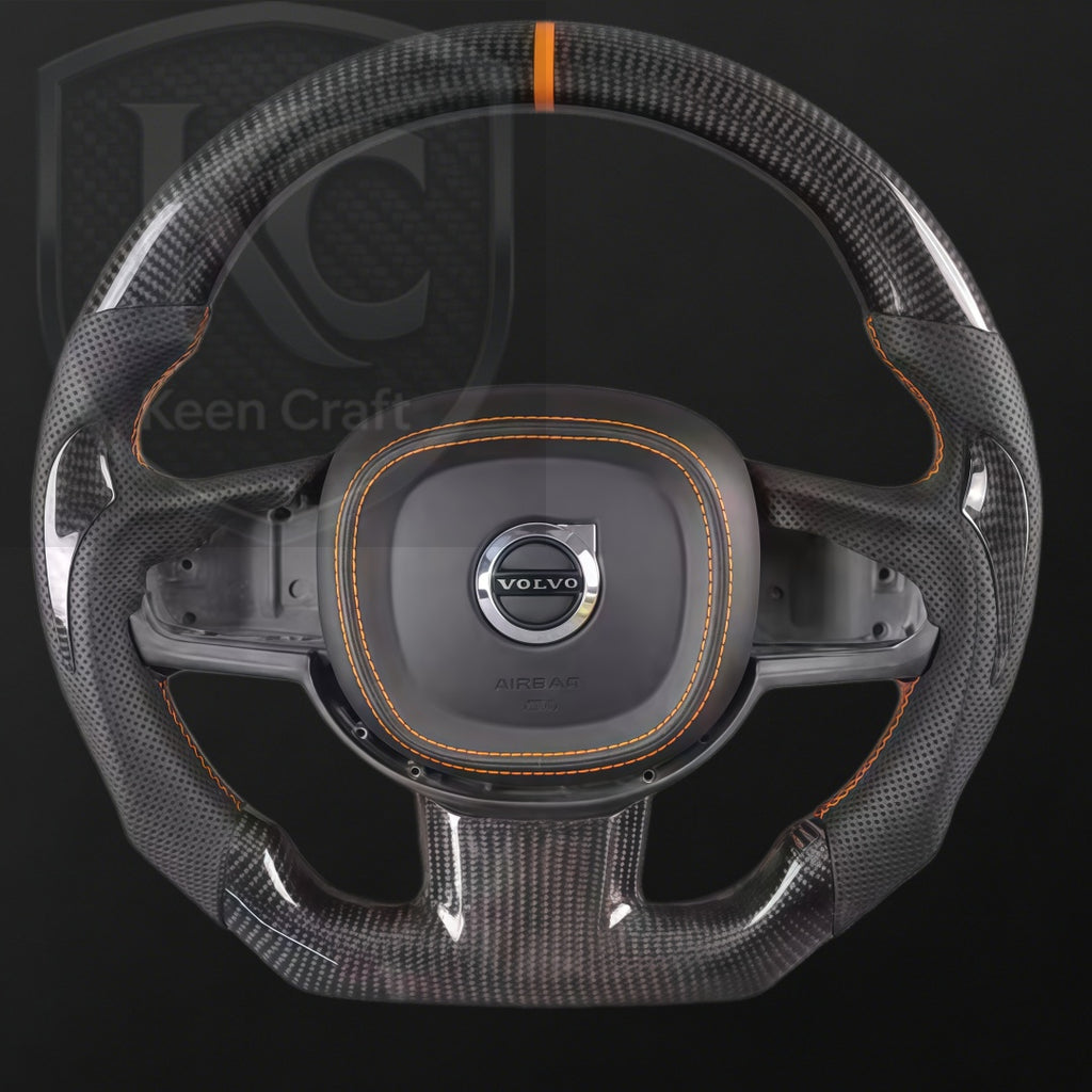 Volvo 2019-2026 S90 Carbon Fiber Steering Wheel | Keen Craft