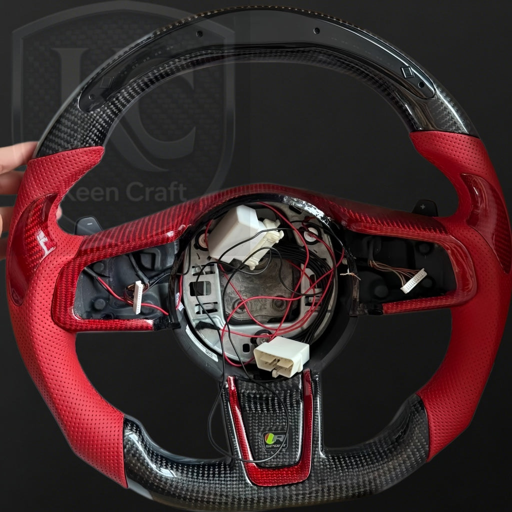 Jaguar F-PACE 2017-2020 Carbon Fiber Steering Wheel | Keen Craft