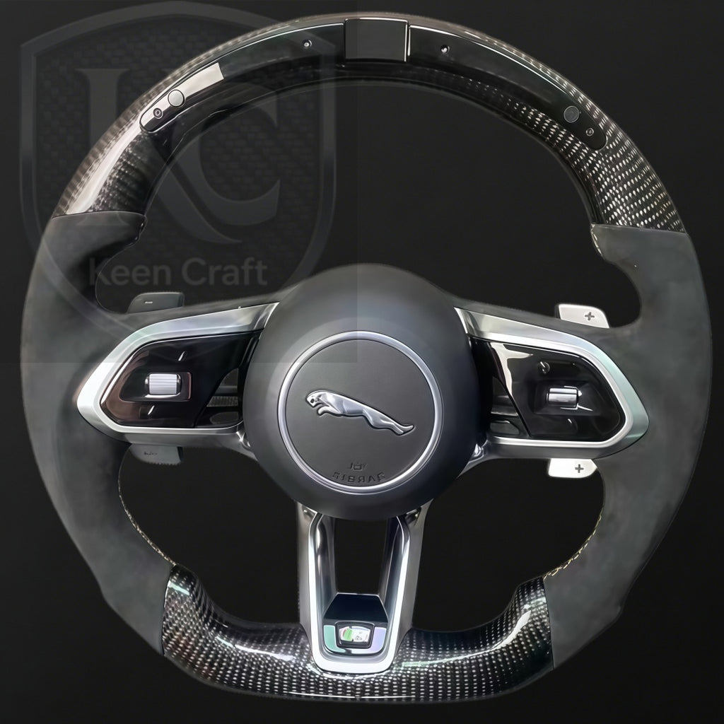 Jaguar E-Pace F-PACE 2021-2026 Carbon Fiber Steering Wheel | Keen Craft